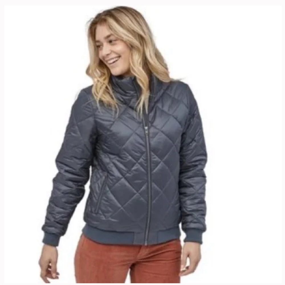 Patagonia Bomber Down Puffer Jacket Blue